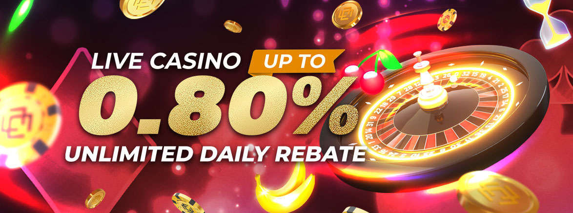 Casino 0.8% Unlimited Daily Rebate